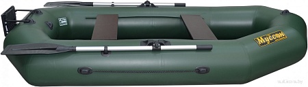 Моторно-гребная лодка Муссон R-260 PC TP (зеленый)