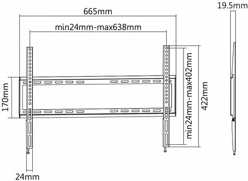 Кронштейн SBOX PLB-2264F