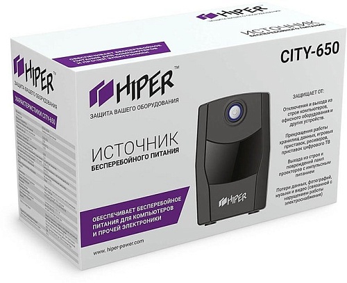 Источник бесперебойного питания Hiper City-650