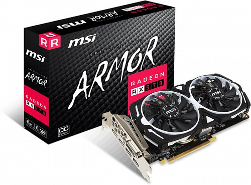 Видеокарта MSI Radeon RX 570 Armor OC 8GB GDDR5