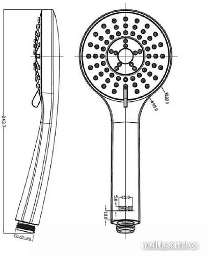 Душевая лейка Esko SPL955