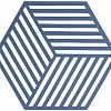 Подставка под горячее Zone Trivet Hexagon 330340 (синий)