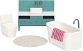 Аксессуары для кукольного домика Lundby Ванна LB-60306800