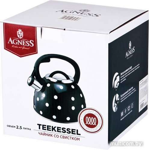 Чайник со свистком Agness 907-072