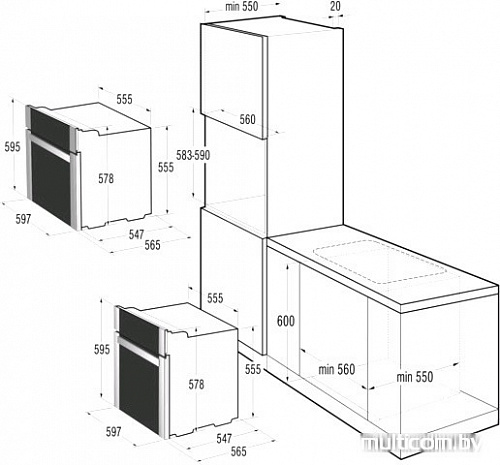 Духовой шкаф Gorenje BO72SY2W