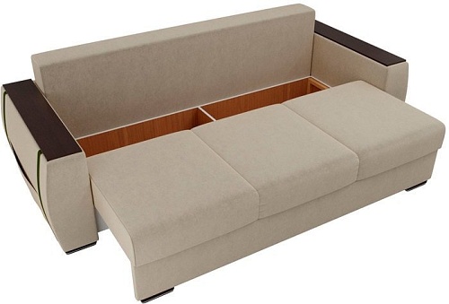 Диван Лига диванов Брион 101764 (бежевый/зеленый)