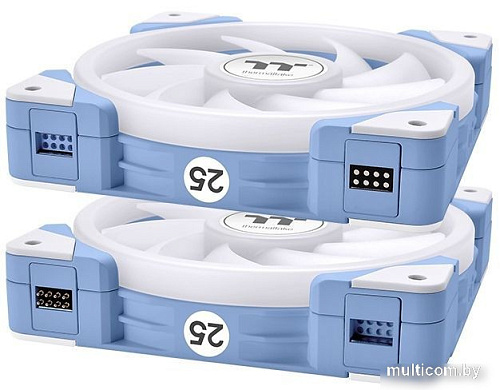Набор вентиляторов Thermaltake Swafan EX14 ARGB Hydrangea Blue TT Premium Edition 3-Fan Pack CL-F184-PL14BU-A