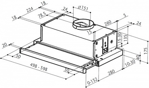 Кухонная вытяжка Faber Flexa Plus Inox A60 315.0547.829