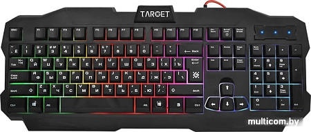 Клавиатура + мышь с ковриком + наушники Defender Target MKP-350