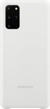 Чехол Samsung Silicone Cover для Galaxy S20+ (белый)