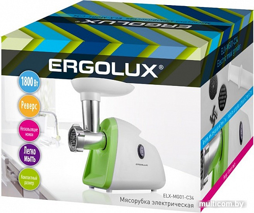 Мясорубка Ergolux ELX-MG01-C34