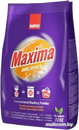 Стиральный порошок Sano Maxima Javel Effect 1.25 кг