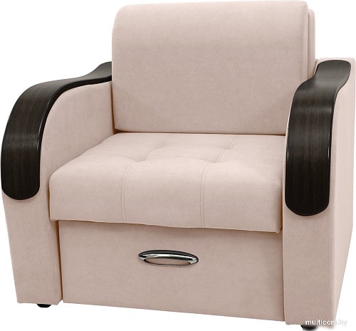 Кресло Сириус Лидер-1 ППУ 105x110 (Eva 01 Велюр белый)