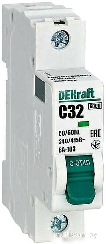 Выключатель автоматический DEKraft 12276DEK