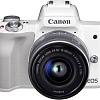 Фотоаппарат Canon EOS M50 Kit 15-45mm (белый)