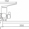 Смеситель Ledeme L2275B