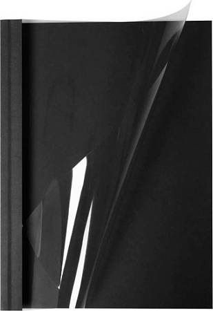 Пластиковая обложка для переплета OPUS C-Bind Soft Clear 299x214 мм C 16 мм X1SC50CCZA (50 шт, черный)