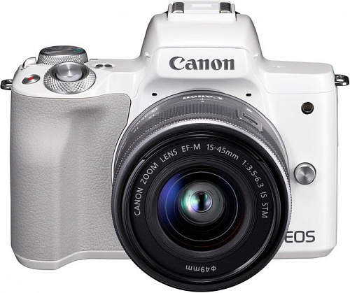 Фотоаппарат Canon EOS M50 Kit 15-45mm (белый)