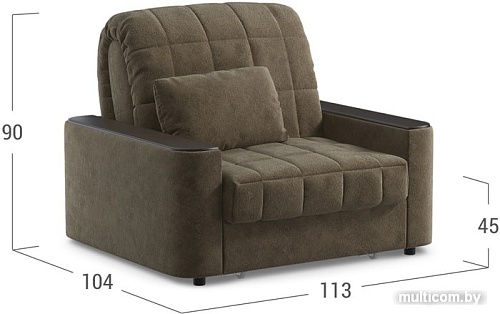 Кресло Moon Trade Даллас 018 001791 (коричневый)