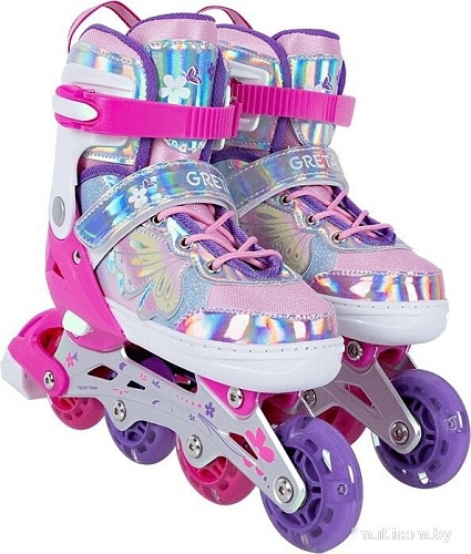 Роликовые коньки Tech Team Greta (р.34-37, розовый)