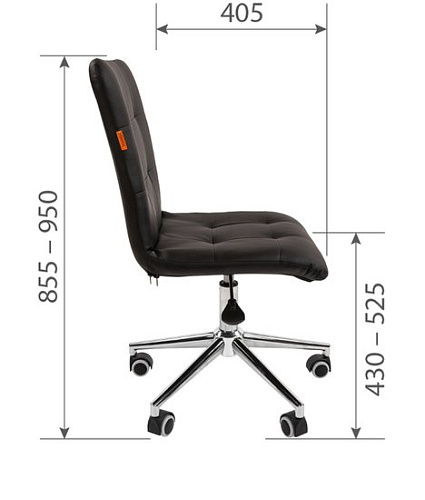 Кресло CHAIRMAN 030 Chrome (велюр, розовый)