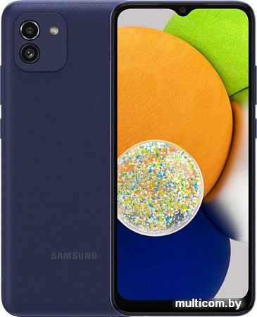 Смартфон Samsung Galaxy A03 SM-A035F/DS 32GB (синий)