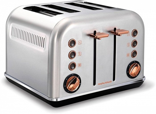 Тостер Morphy Richards Accents Rose Gold Brushed 242105
