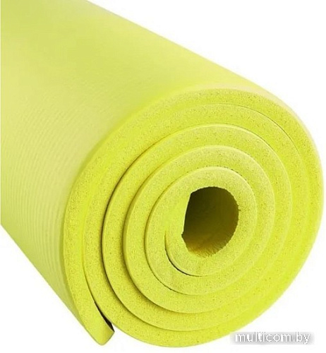 Коврик Starfit FM-301 NBR (10 мм, лаймовый)