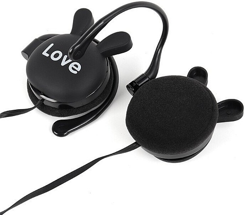 Наушники Darvish Зайки DV-H-1415-1 (черный)