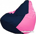 Кресло-мешок Flagman Груша Мега Super Г5.1-44 (тёмно-синий/розовый)