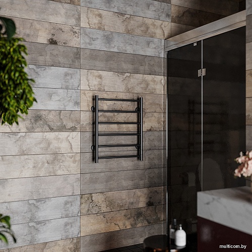 Полотенцесушитель Roxen Caspia BK-109W-6T 11070-5365B (черный)