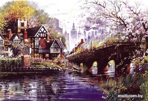 Набор для вышивания Белоснежка Домик у реки 1782-14