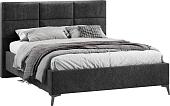 Кровать Трия Делана Тип 1 с подъемным механизмом 160x200 (микровелюр Wellmart Graphite)
