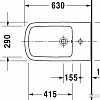 Биде Duravit DuraStyle [2283100000]
