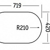 Кухонная мойка Ukinox Фаворит FAL747.447-GW6K 1R