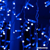 Бахрома Luazon 3x0.9 м 232 LED 5204451 (белый каучук провод, синий)