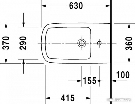 Биде Duravit DuraStyle [2283100000]