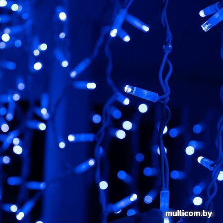 Бахрома Luazon 3x0.9 м 232 LED 5204451 (белый каучук провод, синий)