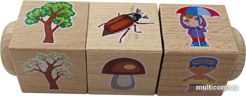 Кубики Десятое королевство Кубики на оси. Времена года 02957