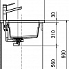 Кухонная мойка Franke Kubus 2 KNG 110-52 125.0512.507 (серый камень)