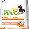 Сухой корм для собак Trainer Sensitive No Gluten Mini Adult with Salmon (для взрослых мелких пород с чувствительным пищеварением с лососем) 7 кг