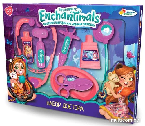 Игровой набор доктора терапевта Играем вместе Энчантималс B1532735-R4-2