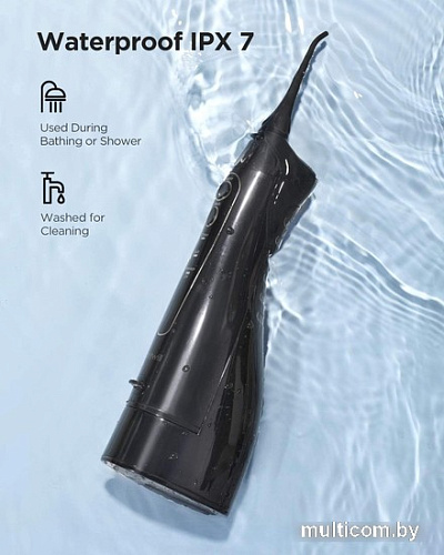 Ирригатор Fairywill 5020E (черный, 8 насадок)