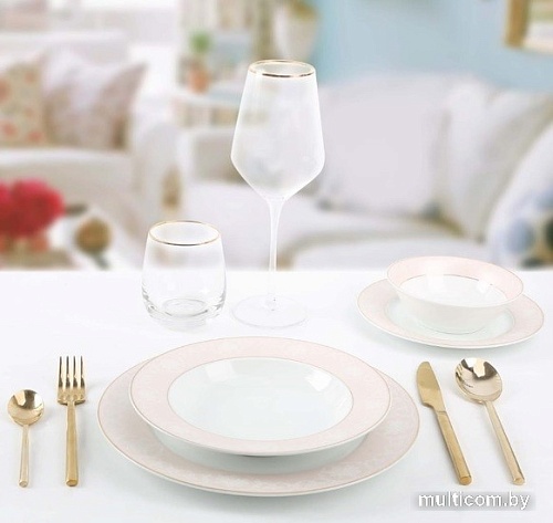 Набор тарелок Arya Elegant Pearl 8680943214447