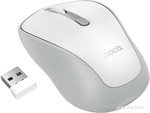 Мышь Hoco GM41 (белый/серый)