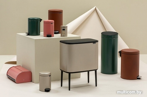 Brabantia Pedal Bin NewIcon 3 л (шампань)