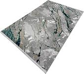 Ковер для жилой комнаты Radjab Carpet Афина Прямоугольник 9012A 12862RK (1.6x3, Grey/D.Green)