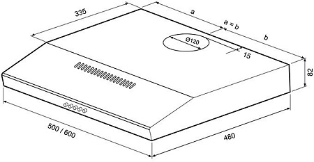 Кухонная вытяжка SHINDO Itea 50 SS