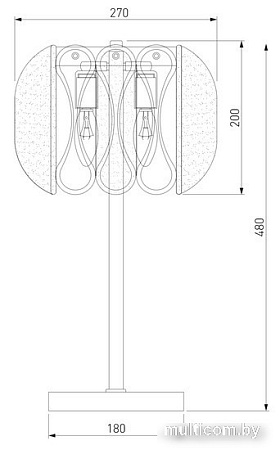 Настольная лампа Bogate's 01125/2