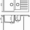 Кухонная мойка Tolero R-118 (белый)